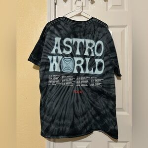 Travis Scott Tie-Dye Astroworld Tour 2019 T-Shirt Wish You Were Here. Size XL.